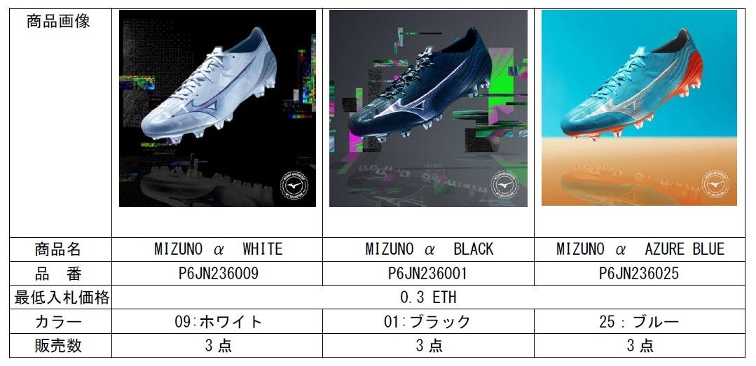 デジタルアート「MIZUNO NFT COLLECTION」発売のサブ画像6