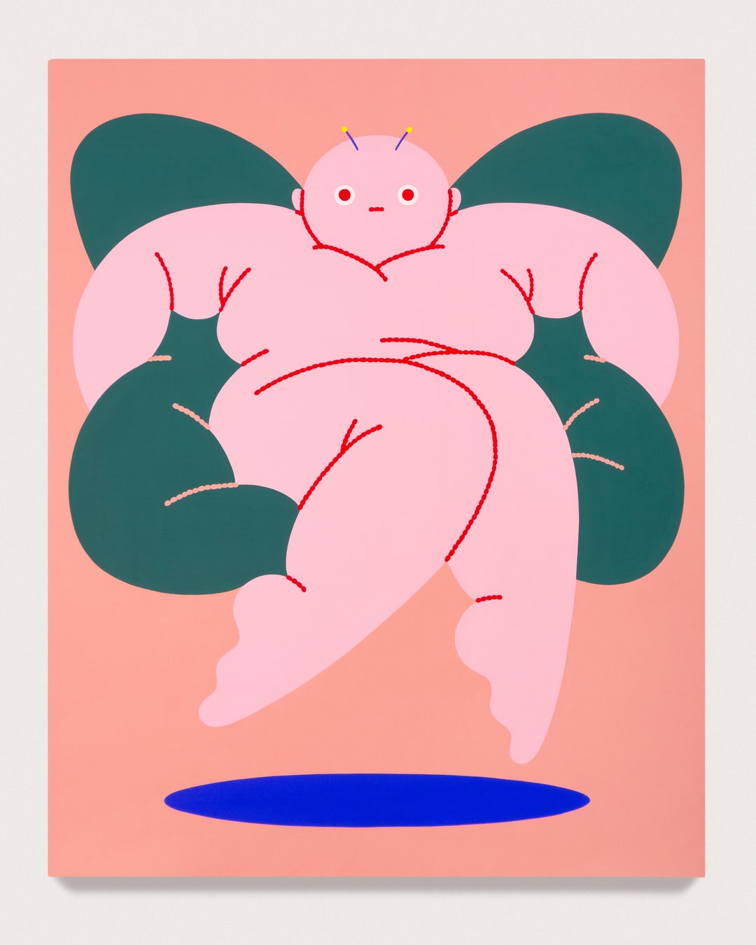 【Lurf MUSEUM】アーティスト・前田豆コ 個展「My Imaginary Shapes」を2023年3月2日(木)よりルーフミュージアム1Fにて開催。のサブ画像2_I am a butterfly.  803 × 1000mm