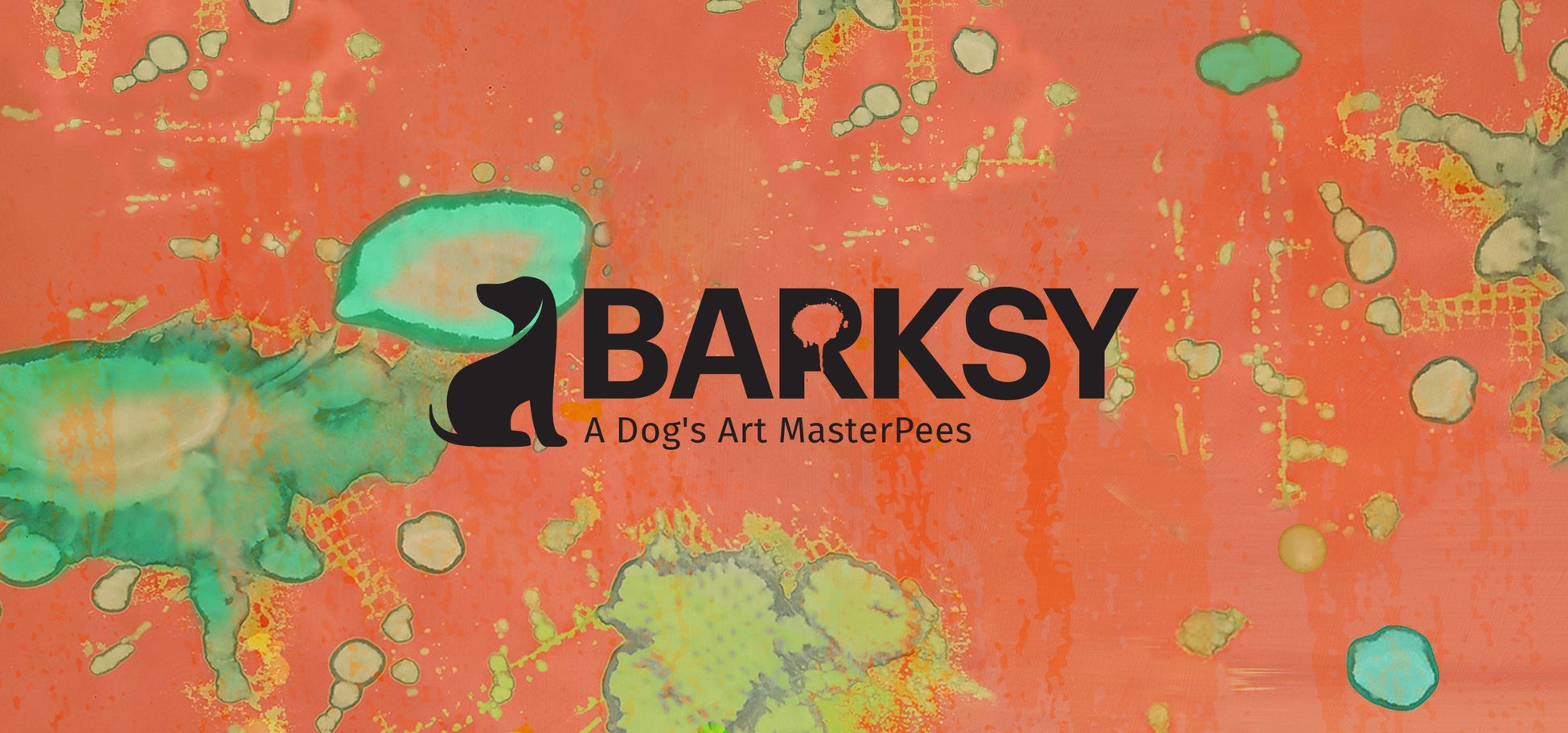 犬が自分のおしっこで作ったアートを展示⁉“保護犬の保護犬による保護犬のためのアート展” 「We are Barksy.」3月19日(日)開催！のサブ画像1