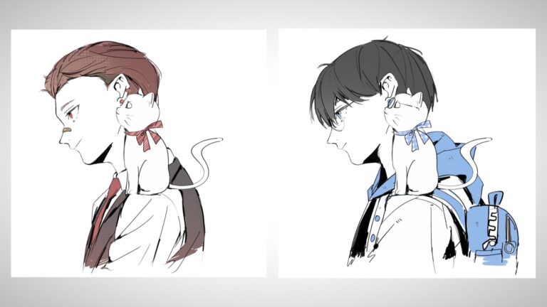 イラストレーター『ゆうき』氏　NEW NFT COLLECTION『猫背くんコレクション』をOpenSeaにて限定販売開始！のメイン画像