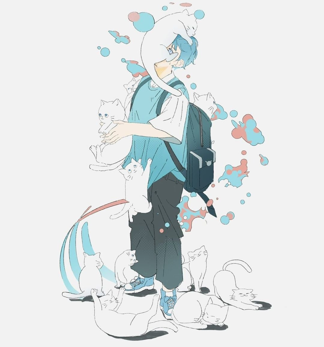 イラストレーター『ゆうき』氏　NEW NFT COLLECTION『猫背くんコレクション』をOpenSeaにて限定販売開始！のサブ画像4