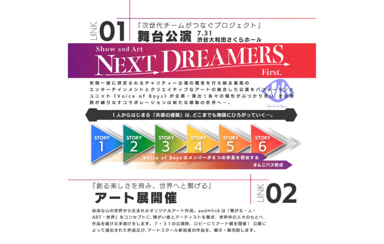 HotGeneration次世代チームがつなぐプロジェクト 7月31日 開催 「Next Dreamers」 出演者・出展者募集！のメイン画像