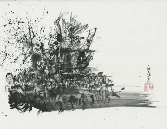 【博多大丸創業70周年記念】鹿児島県出身の墨絵・陶墨画アーティスト 西元祐貴特別展「始源双龍」のサブ画像4