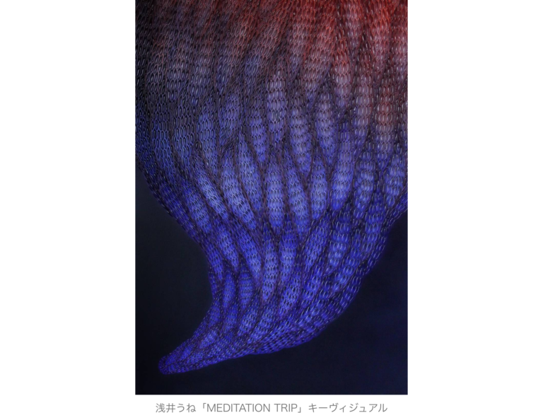 “うねうね”をモチーフに描くアーティスト、浅井うねによる新作個展「MEDITATION TRIP」がGALLERY ROOM・Aで開催のメイン画像