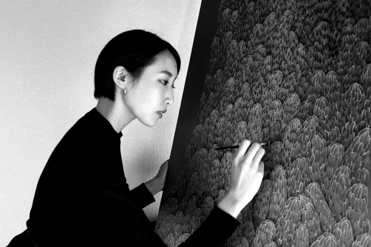 “うねうね”をモチーフに描くアーティスト、浅井うねによる新作個展「MEDITATION TRIP」がGALLERY ROOM・Aで開催のサブ画像5