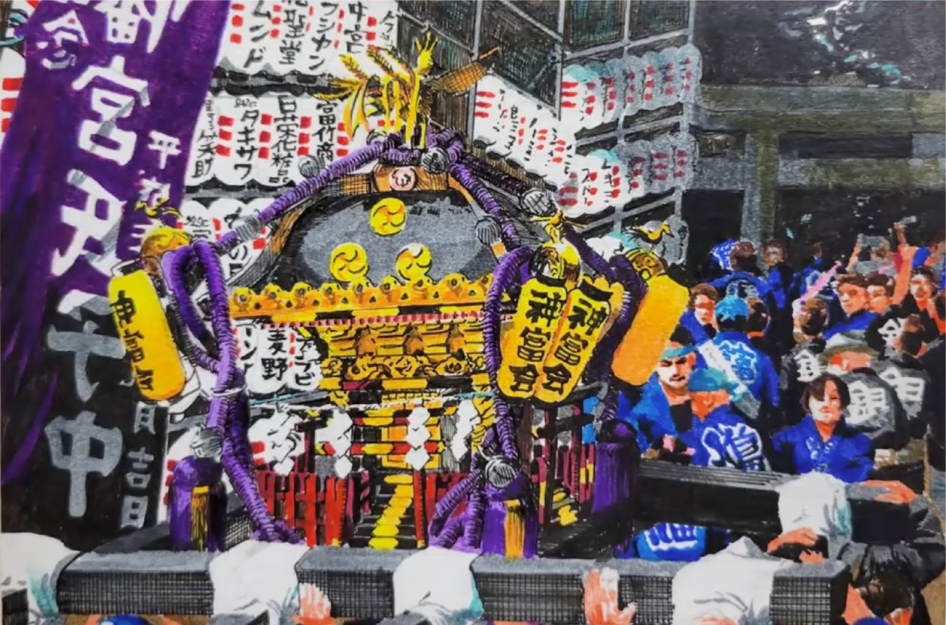 クラーク記念国際高等学校がシヤチハタ株式会社とマーカー「アートライン」を使用した共同デザインコンテストを開催のサブ画像3_大賞は、東京キャンパス 美術デザインコース 1年 田川さん