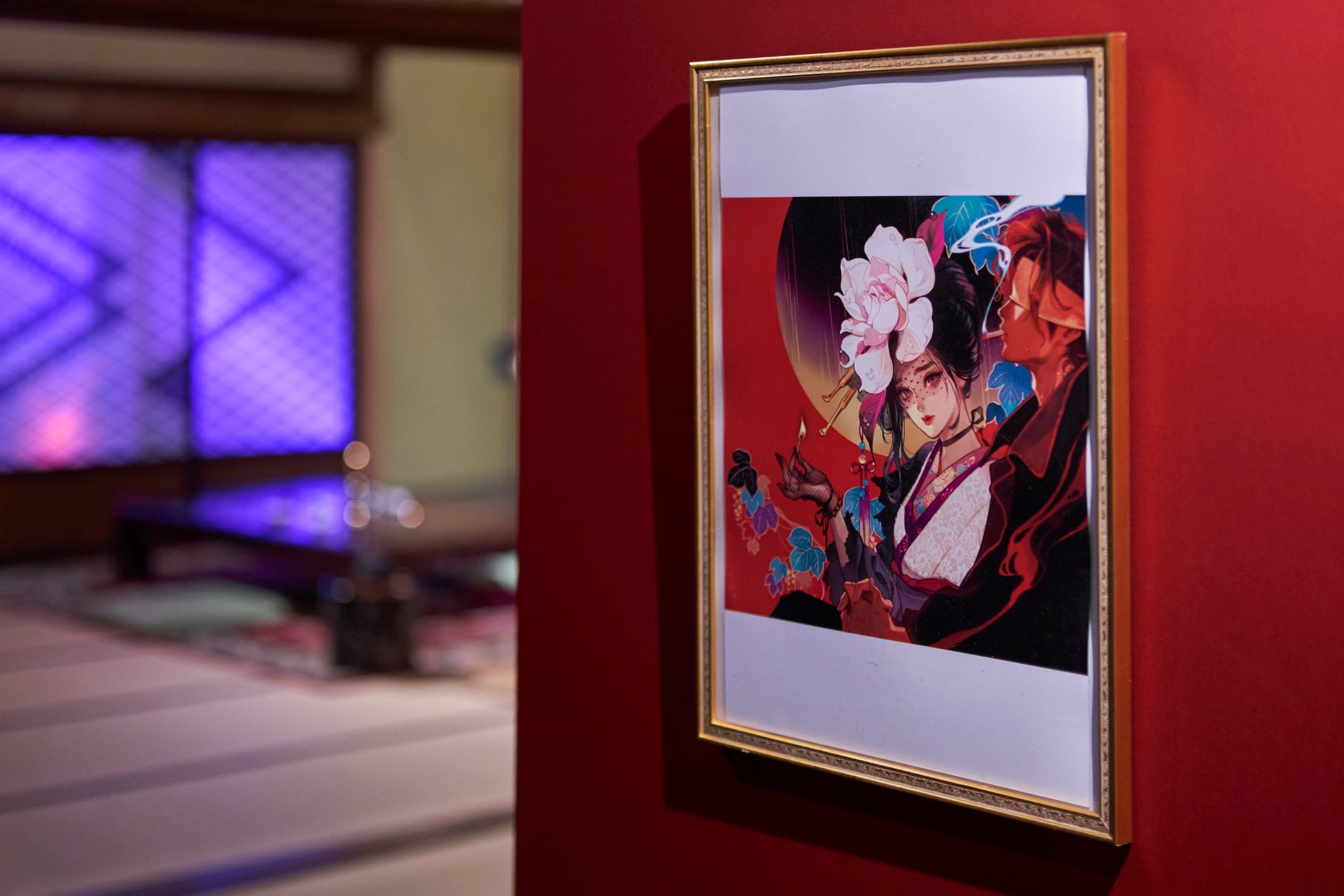 【ホテル雅叙園東京】大正ロマン×百段階段～文豪が誘うノスタルジックの世界～のサブ画像6_マツオヒロミのビビッドな色彩