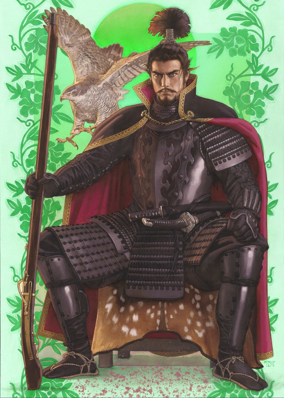 あの伝説のゲーム「信長の野望」のイラストを手掛けた「長野剛」の「織田信長」⾳楽NFTアート第二弾となる分割オーナー権NFTがSTRAYMから出品。今週3月24日(金)19時30分より日本円で販売開始！のサブ画像1