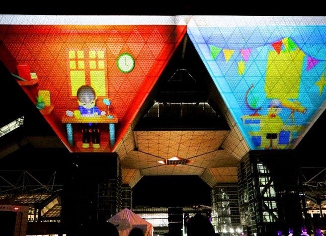 東京国際プロジェクションマッピングアワードVol.7に大阪芸術大学から2作品がノミネート！チーム「風呂ドリル」の作品「if I」が優秀賞を受賞のサブ画像2