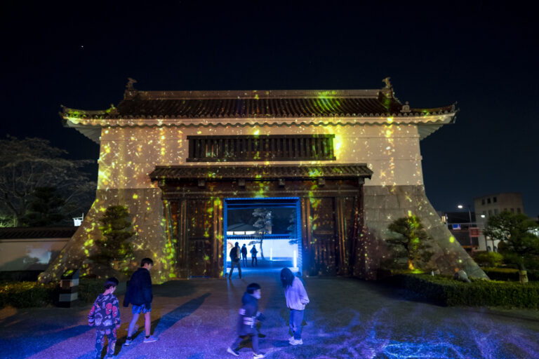 一旗プロデュース「岡崎公園デジタルライトアップ2023」の公式記録映像（和傘編）を公開。文化庁日本博「岡崎デジタルアートナイトフェスティバル」サブプログラム。のメイン画像