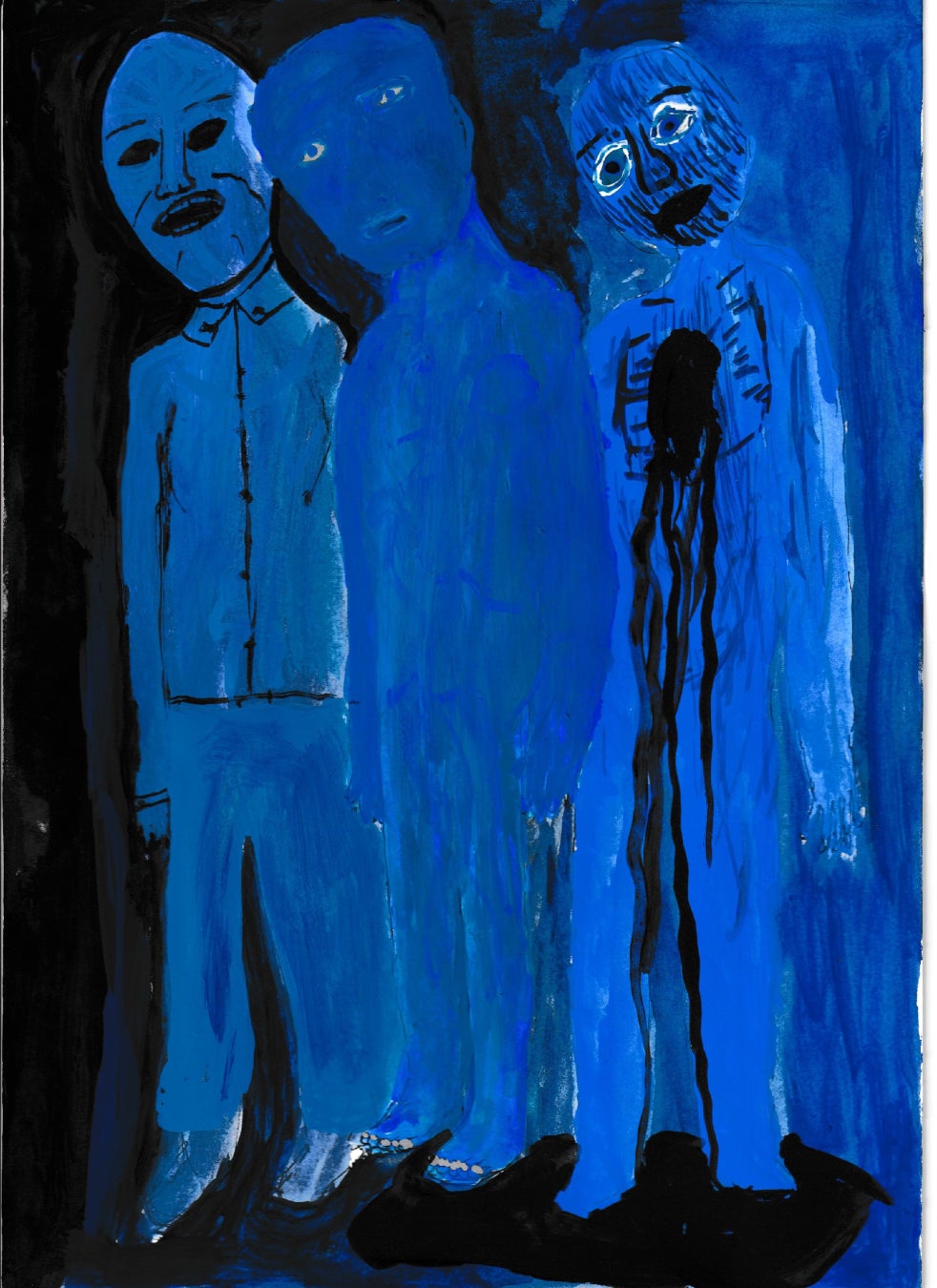 絵画・立体作品や取材資料とあわせた展示会「なんぞやひととはととうこととみじかいいろぺんしる」を4月11日から開催のサブ画像7_木村舜《癡（スケッチ）》
