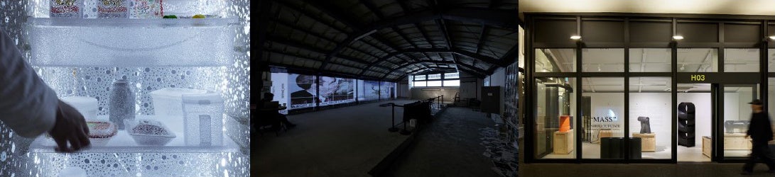 DESIGNART TOKYO 2023開催期間決定！新たに東京駅周辺エリアへ拡大のサブ画像2_昨年の展示の様子　左から： Nina Nomura_ Takuya Mic Mitsunaga_Sohma Furutate at HIBIYA OKUROJI  ©Nacasa & Partners