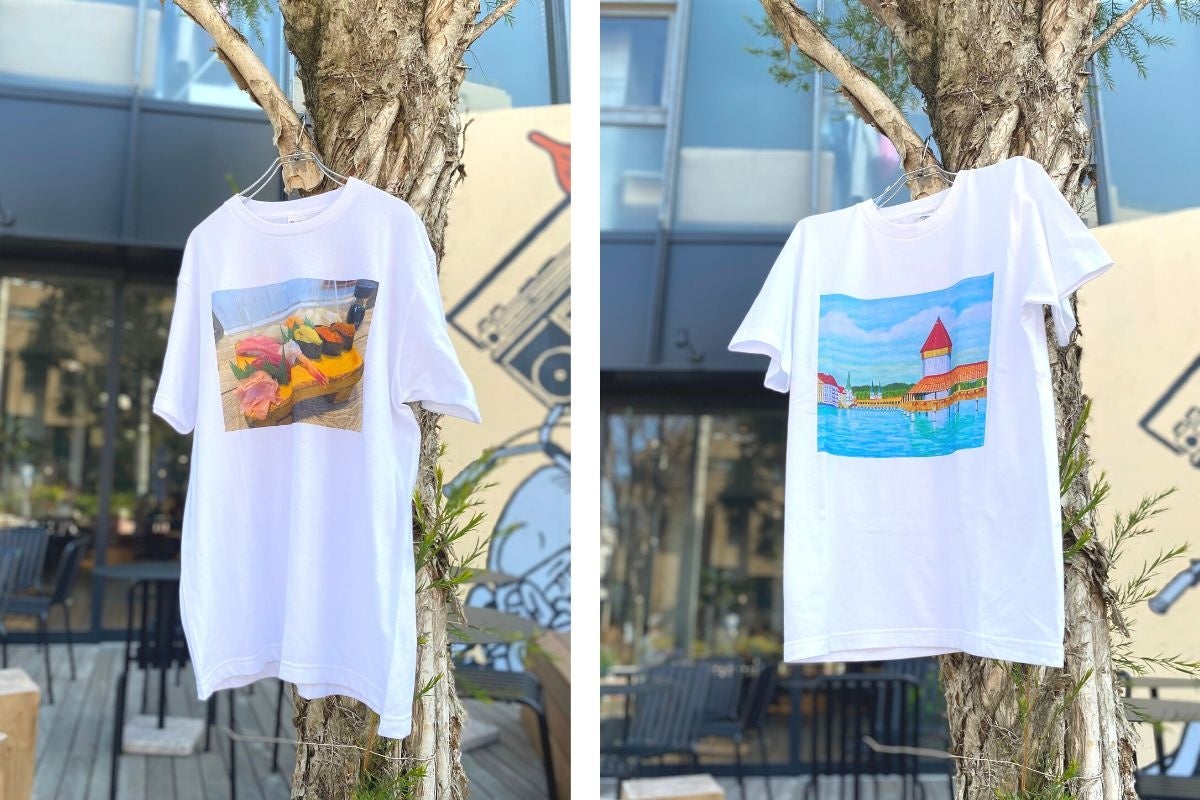 原宿にあるアパレルファクトリーにて個人向けオーダーTシャツサービス「HATTO, 2Chome -orderTshirt-」開始のサブ画像6_お気に入りの写真や自作のグラフィック画像などをプリント