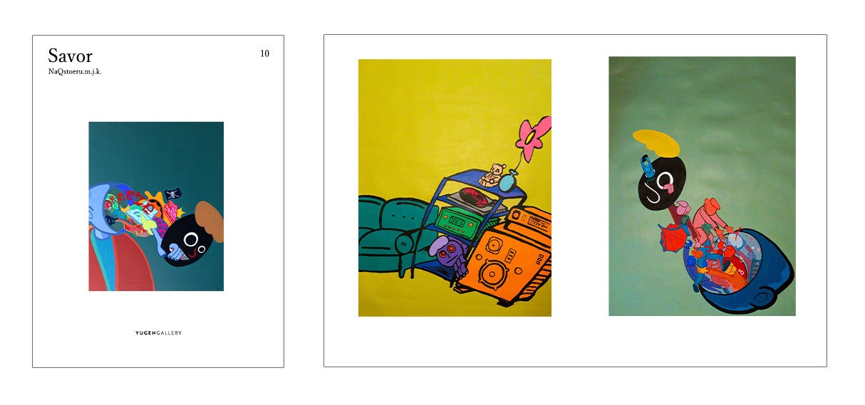 【YUGEN Gallery】画家活動10周年を迎えたNaQstoeru.m.j.k. “香り”と“瞬間”をテーマにした個展「​​​​​​​Savor」＜2023年4月22日（土）〜4月27日（木）＞のサブ画像6