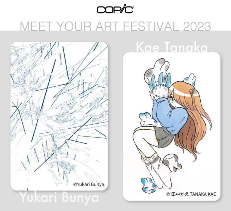 アルコールマーカー・コピックが、2名の新進気鋭のアーティストとコラボレーションで出展！MEET YOUR ART FESTIVAL 2023アートフェア「CROSSOVER」にて。のメイン画像