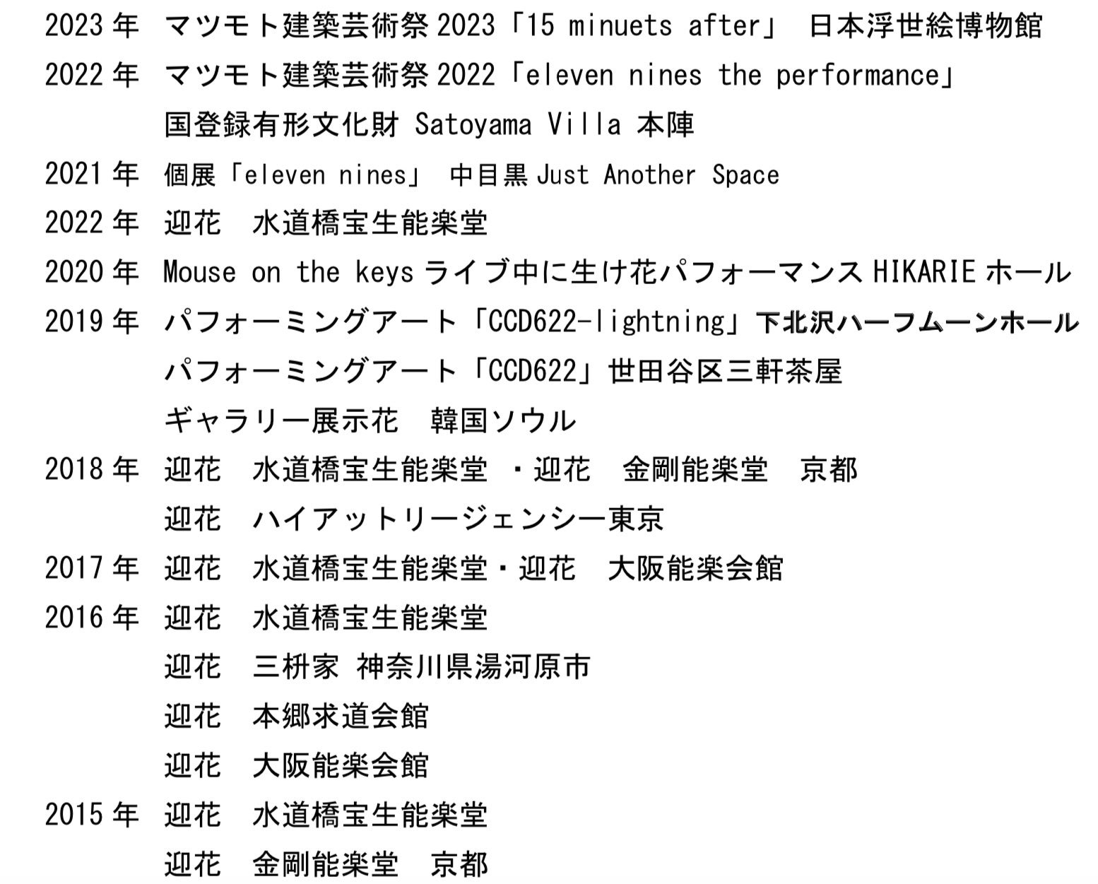 「華」と「間」を操る、熊野寿哉　個展「Reaching into…」を１０月１３日（金）より、５日間だけの限定開催。のサブ画像3