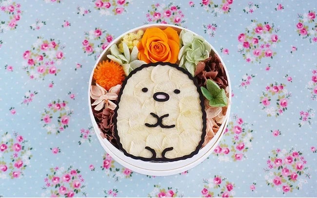部屋のすみっこで癒してくれる！？かわいいすみっコたちをお花で描いたフラワーBOX「すみっコぐらし フラワーコレクション」に「すずめ」「おばけ」があらたに登場。のサブ画像4