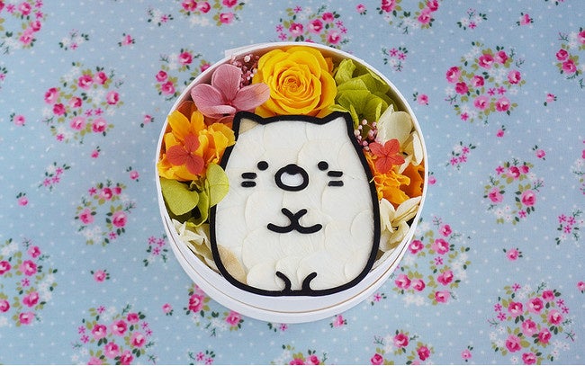 部屋のすみっこで癒してくれる！？かわいいすみっコたちをお花で描いたフラワーBOX「すみっコぐらし フラワーコレクション」に「すずめ」「おばけ」があらたに登場。のサブ画像5