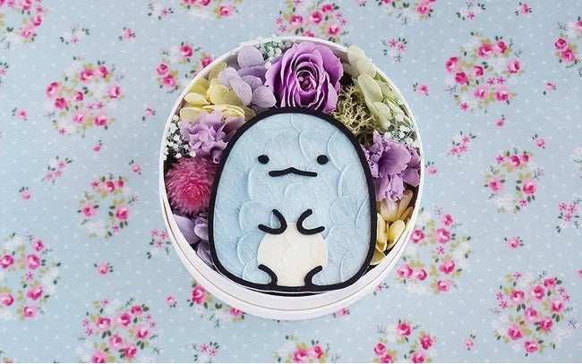 部屋のすみっこで癒してくれる！？かわいいすみっコたちをお花で描いたフラワーBOX「すみっコぐらし フラワーコレクション」に「すずめ」「おばけ」があらたに登場。のサブ画像6