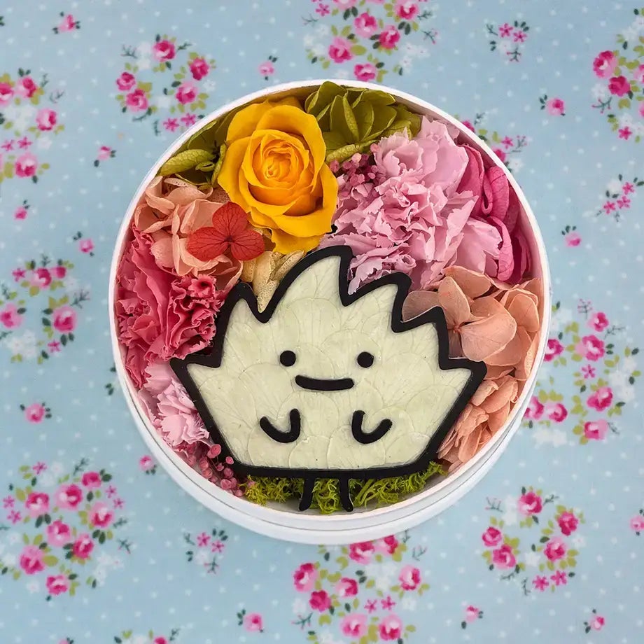 部屋のすみっこで癒してくれる！？かわいいすみっコたちをお花で描いたフラワーBOX「すみっコぐらし フラワーコレクション」に「すずめ」「おばけ」があらたに登場。のサブ画像8