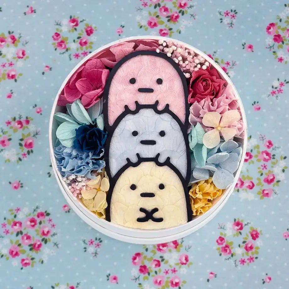 部屋のすみっこで癒してくれる！？かわいいすみっコたちをお花で描いたフラワーBOX「すみっコぐらし フラワーコレクション」に「すずめ」「おばけ」があらたに登場。のサブ画像9