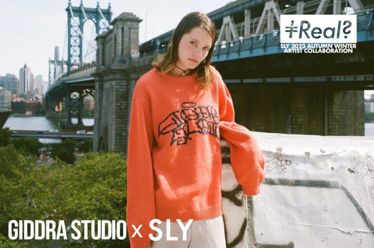 SLY（スライ）2023年秋冬シーズンを通して展開するアーティストとのコラボレーションプロジェクト第二弾 GIDDRA STUDIOとのコラボレーションアイテムを発売のメイン画像