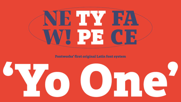 フォントワークス、初のオリジナル欧文書体「Yo One」156フォントをリリースのメイン画像