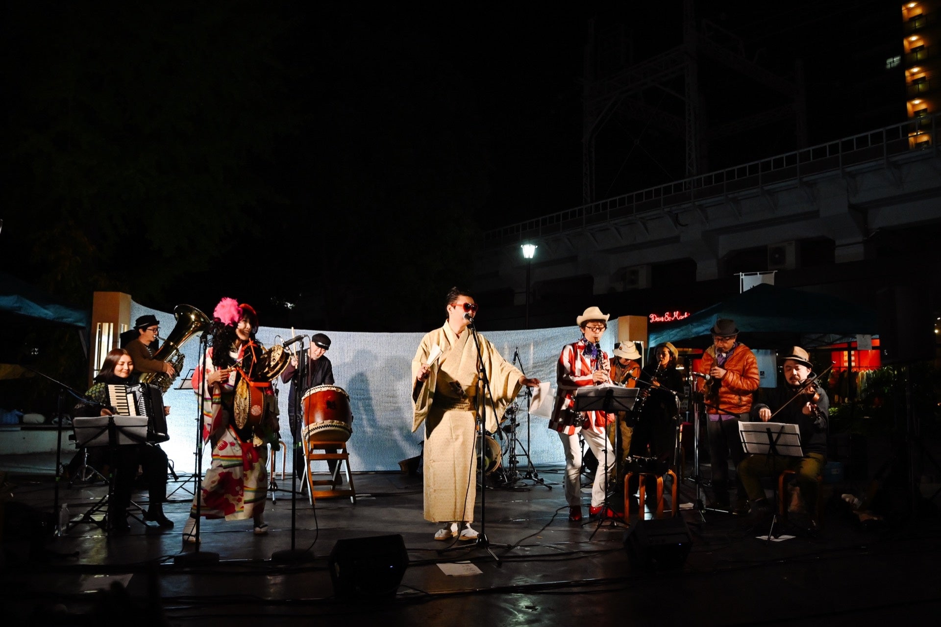 〜関東大震災100年、魂をしずめ、ふるわせる。生演奏盆踊りとあぶり出し絵〜「隅田川 百歳の瀬｜ももとせのせ」隅田公園、牛嶋神社にて10月28日に開催のサブ画像6