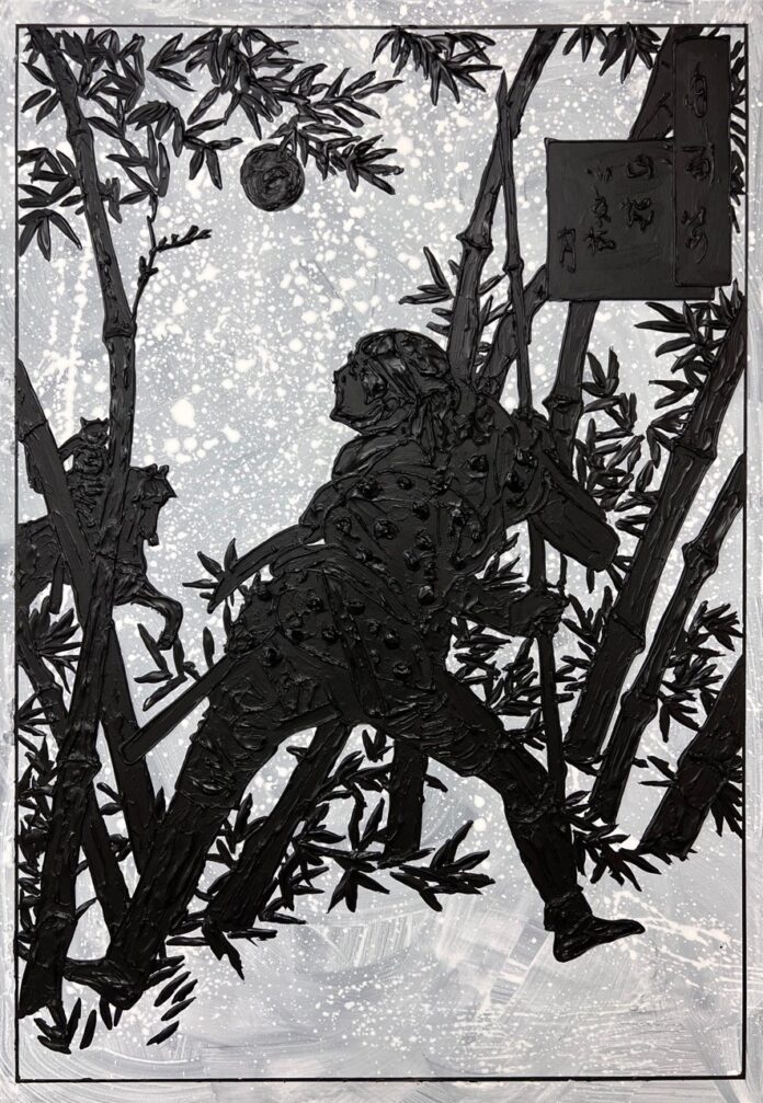 【銀座 蔦屋書店】ヒロ杉山の個展「BLACK MOON」を10月7日（土）より開催。名画のモチーフを黒く塗りつぶしシルエット化したブラックペインティングシリーズの新作を公開。のメイン画像