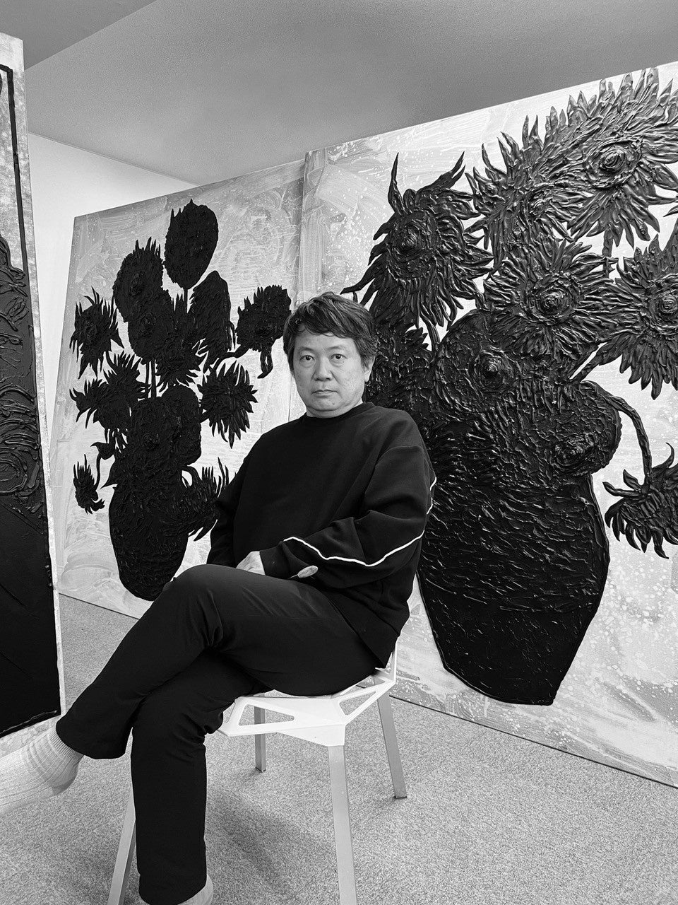 【銀座 蔦屋書店】ヒロ杉山の個展「BLACK MOON」を10月7日（土）より開催。名画のモチーフを黒く塗りつぶしシルエット化したブラックペインティングシリーズの新作を公開。のサブ画像2