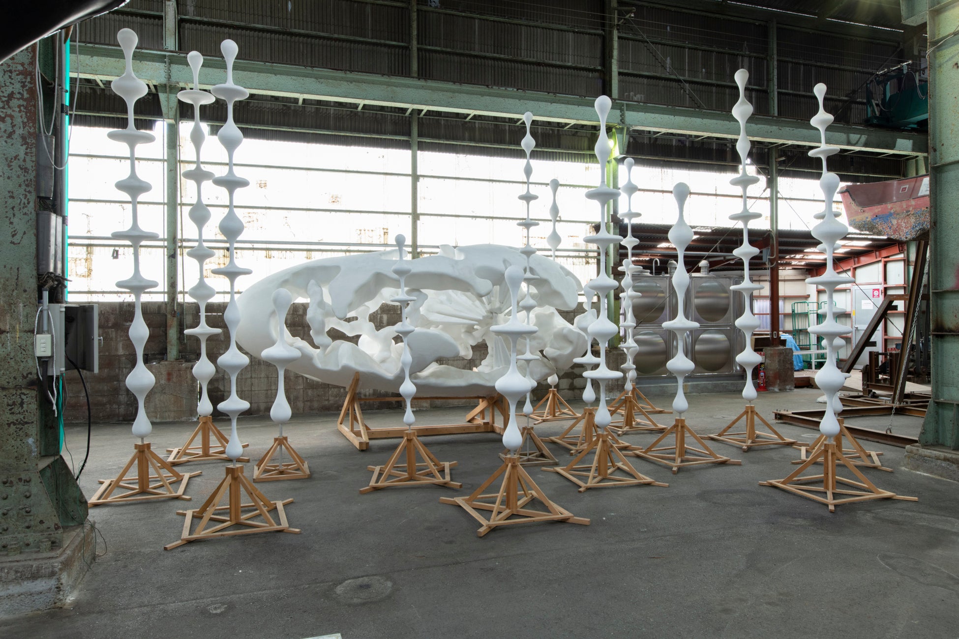 大型現代アート作品の“見せる収蔵庫” MASK（MEGA ART STORAGE KITAKAGAYA）メインアーティスト・持田敦子が5年にわたるプロジェクトの集大成を発表のサブ画像14_撮影：仲川あい
