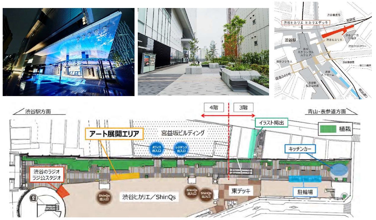 渋谷ヒカリエにて「ヒカリエデッキ　壁面アートプロジェクト」極並佑氏による第５弾作品が、本日公開！のサブ画像3