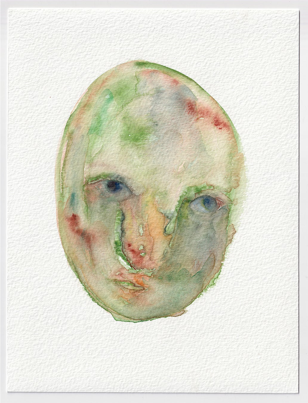 待望の堀江栞個展「かさぶたは、時おり剥がれる」のサブ画像9_堀江栞《かさぶた #547》紙、水彩絵具、19.4×14.8cm, 2023年
