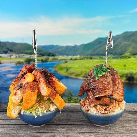【まるで本物！？】美味しそうな爆盛りどんぶりメモクリップのサブ画像3