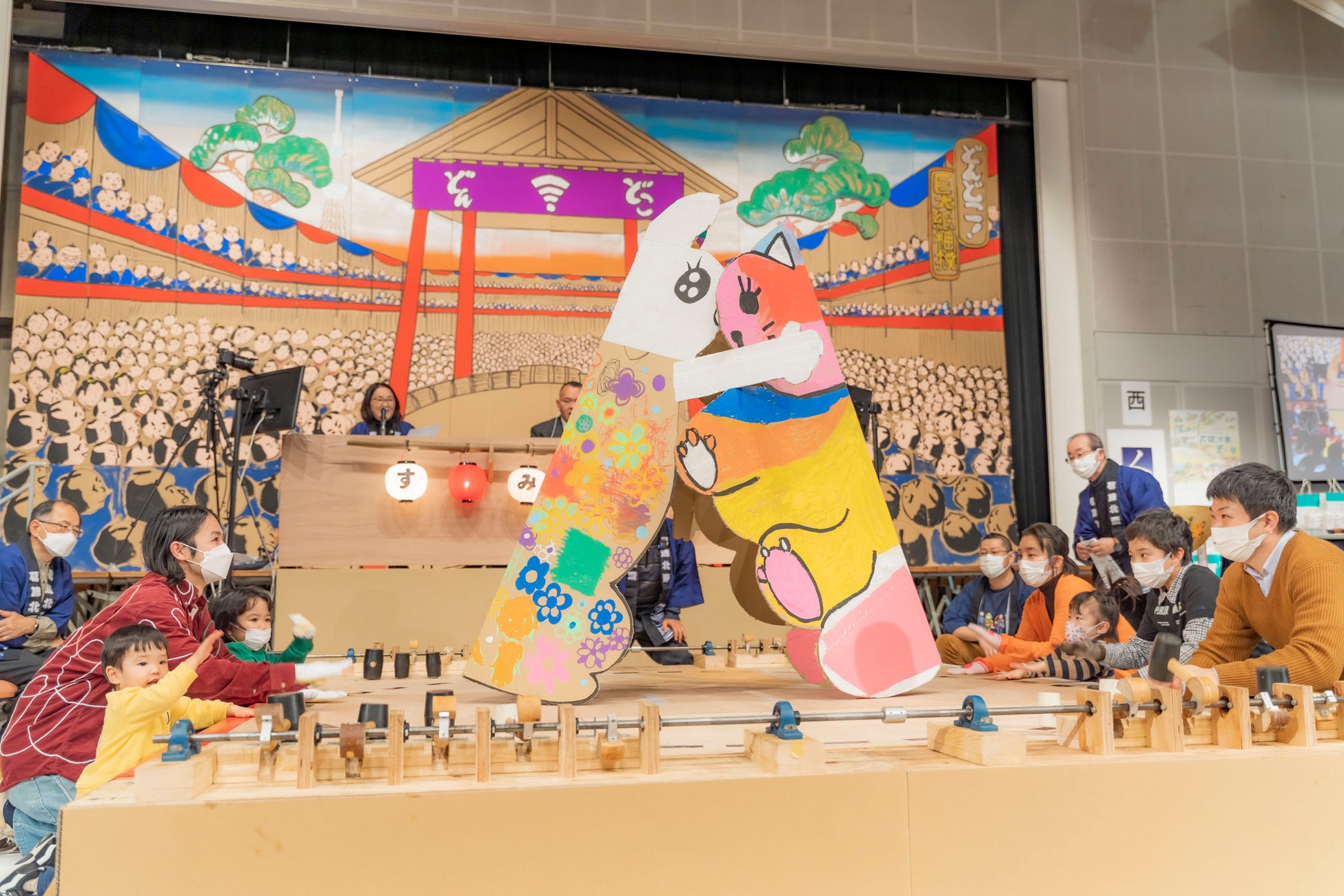 KOSUGE1-16「どんどこ！巨大紙相撲～北斎すみゆめ場所」のサブ画像1