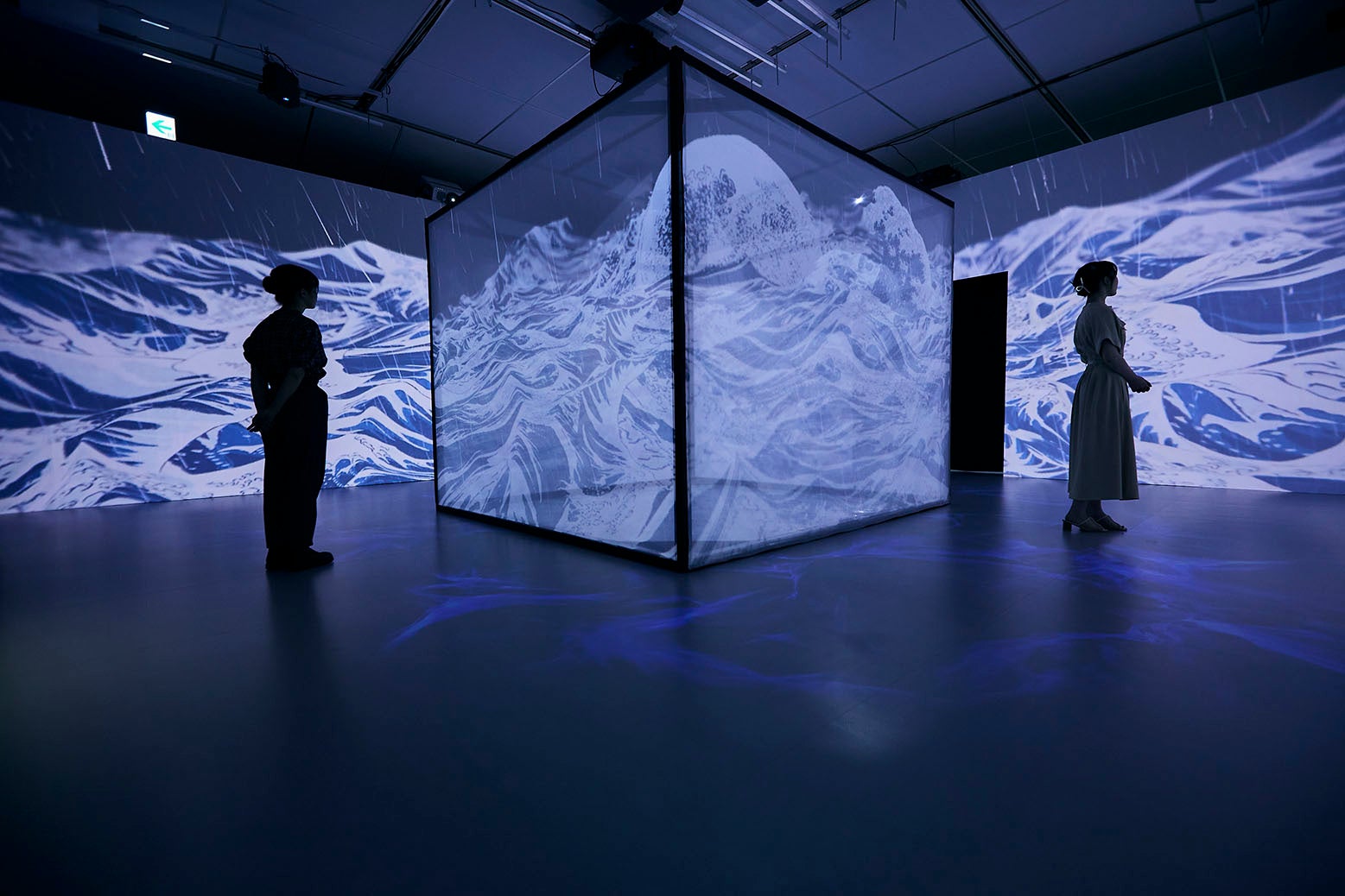 一旗プロデュース「空間体感！動き出す浮世絵展 NAGOYA」の公式記録映像第二弾“藍”を公開。世界で「ジャパン・ブルー」と絶賛され、その美しさに多くの人が魅了される「藍色」をテーマとする映像空間。のサブ画像18