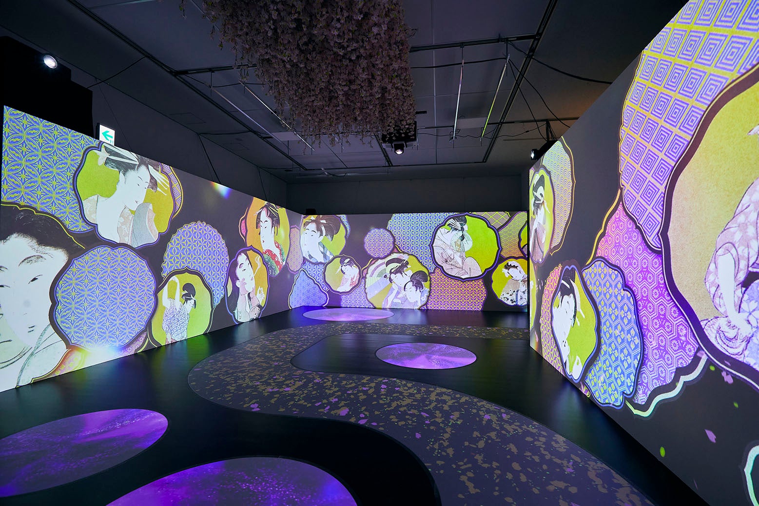 一旗プロデュース「空間体感！動き出す浮世絵展 NAGOYA」の公式記録映像第二弾“藍”を公開。世界で「ジャパン・ブルー」と絶賛され、その美しさに多くの人が魅了される「藍色」をテーマとする映像空間。のサブ画像8