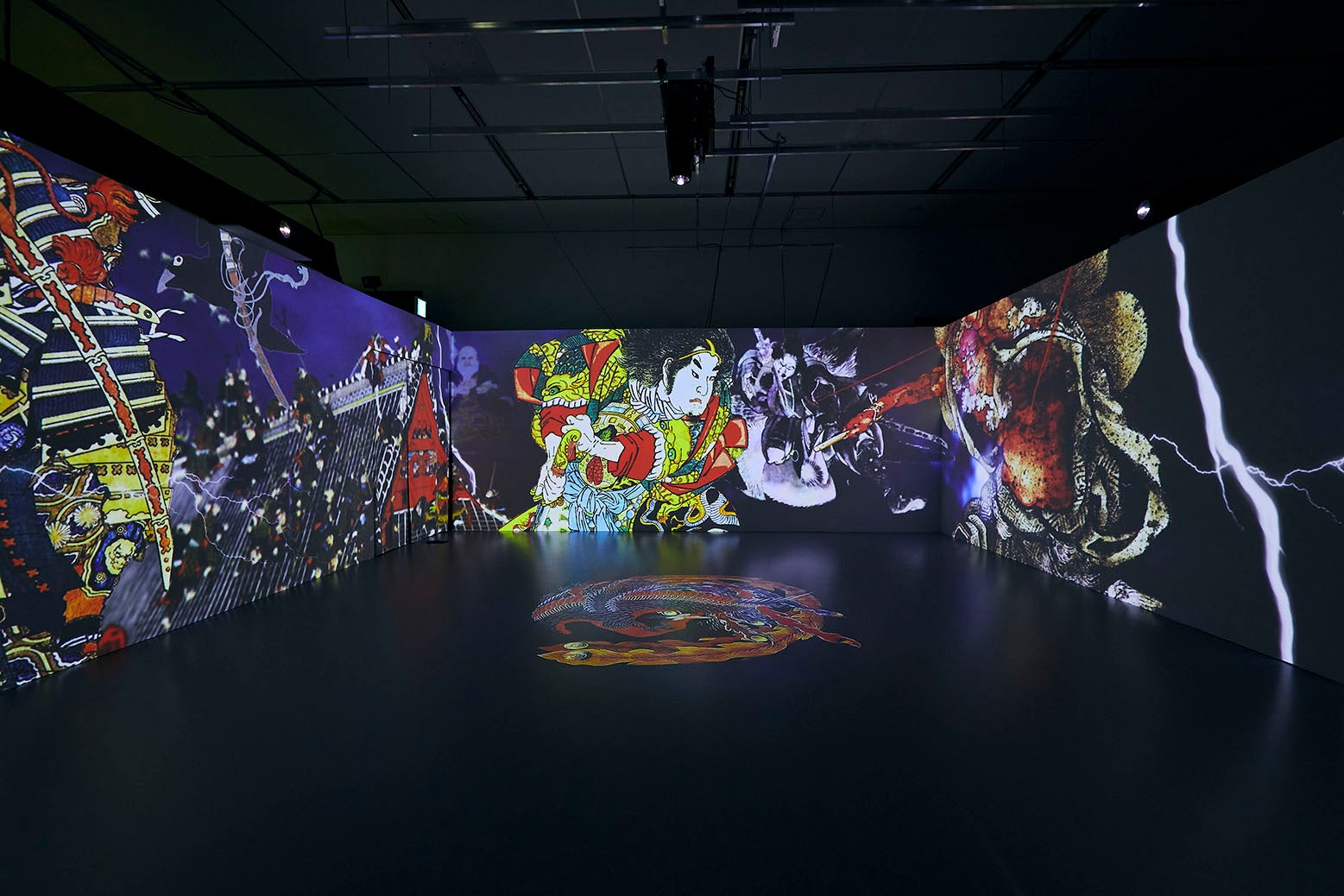 一旗プロデュース「空間体感！動き出す浮世絵展 NAGOYA」の公式記録映像第三弾“眺”を公開。名所絵を極めた歌川広重や多様な富士山を描いた天才絵師・葛飾北斎とめぐる日本の風景に没入する空間。のサブ画像5