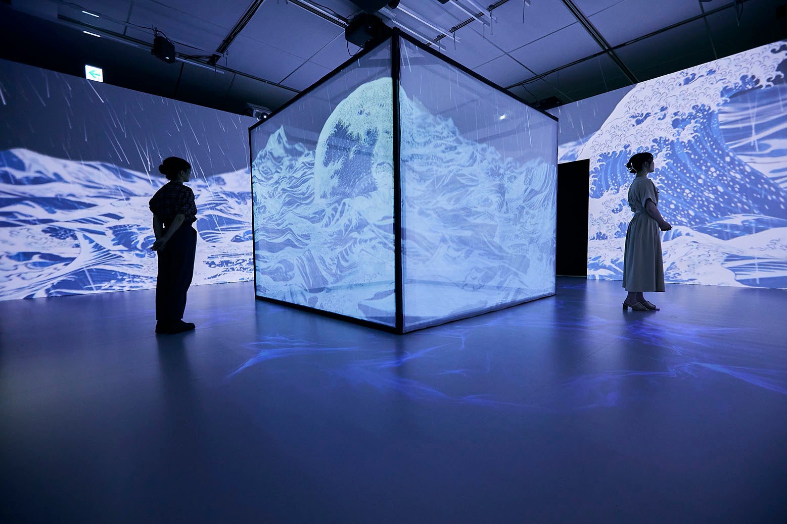 一旗プロデュース「空間体感！動き出す浮世絵展 NAGOYA」の公式記録映像第三弾“眺”を公開。名所絵を極めた歌川広重や多様な富士山を描いた天才絵師・葛飾北斎とめぐる日本の風景に没入する空間。のサブ画像8