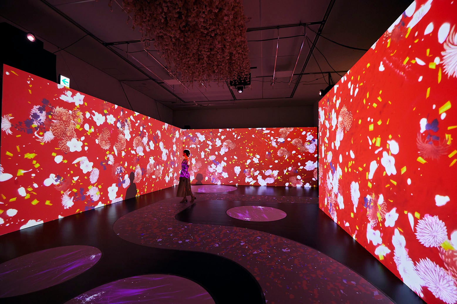 一旗プロデュース「空間体感！動き出す浮世絵展 NAGOYA」の公式記録映像第四弾“麗”を公開。美しい色使いで圧倒する桜の世界、繊細に表現された美人画の世界を巡る。のサブ画像9