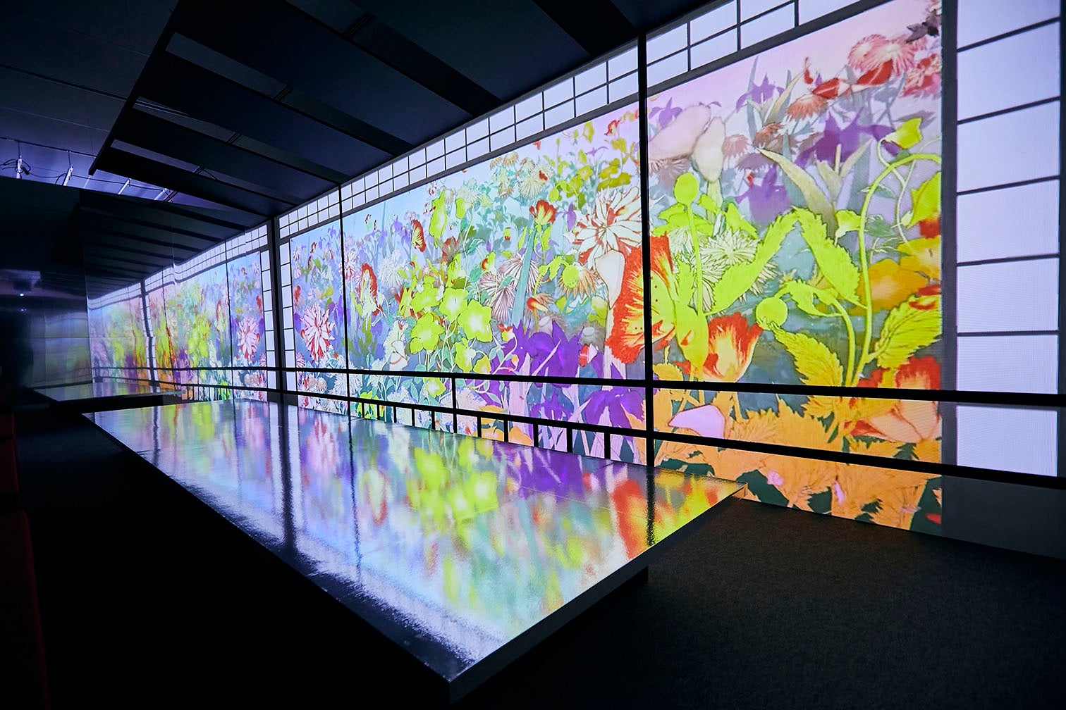 一旗プロデュース「空間体感！動き出す浮世絵展 NAGOYA」の公式記録映像第六弾“雅”を公開。ポップカルチャーとして親しまれた浮世絵の中でも、特に鮮やかでポップな作品を厳選し、煌びやかに彩る映像空間。のサブ画像4