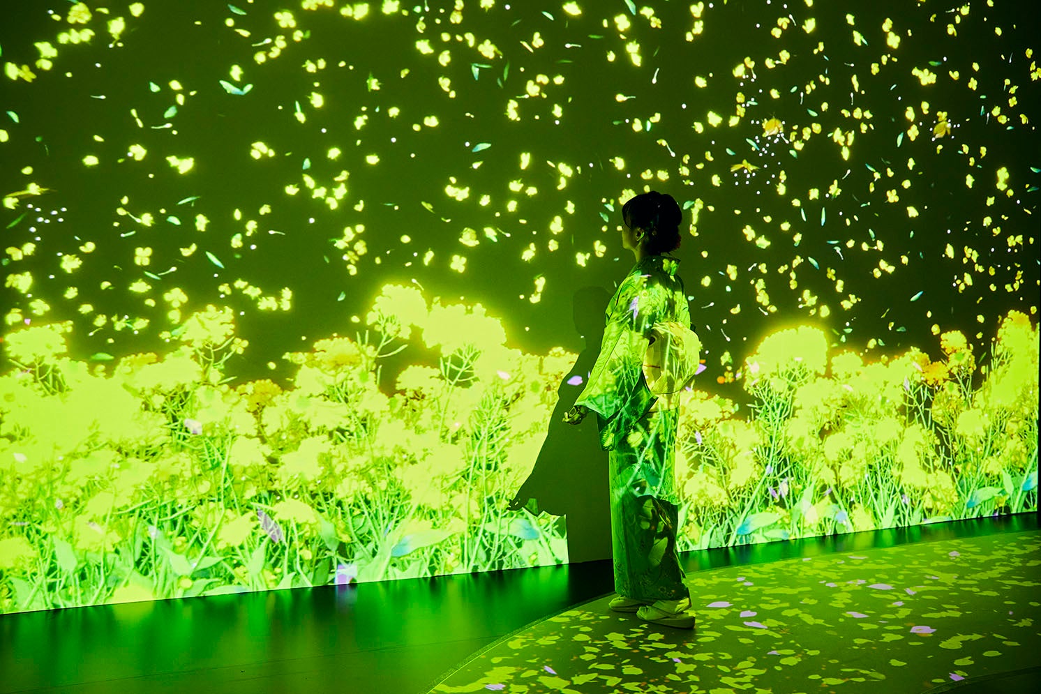 一旗プロデュース「空間体感！動き出す浮世絵展 NAGOYA」の公式記録映像第六弾“雅”を公開。ポップカルチャーとして親しまれた浮世絵の中でも、特に鮮やかでポップな作品を厳選し、煌びやかに彩る映像空間。のサブ画像5
