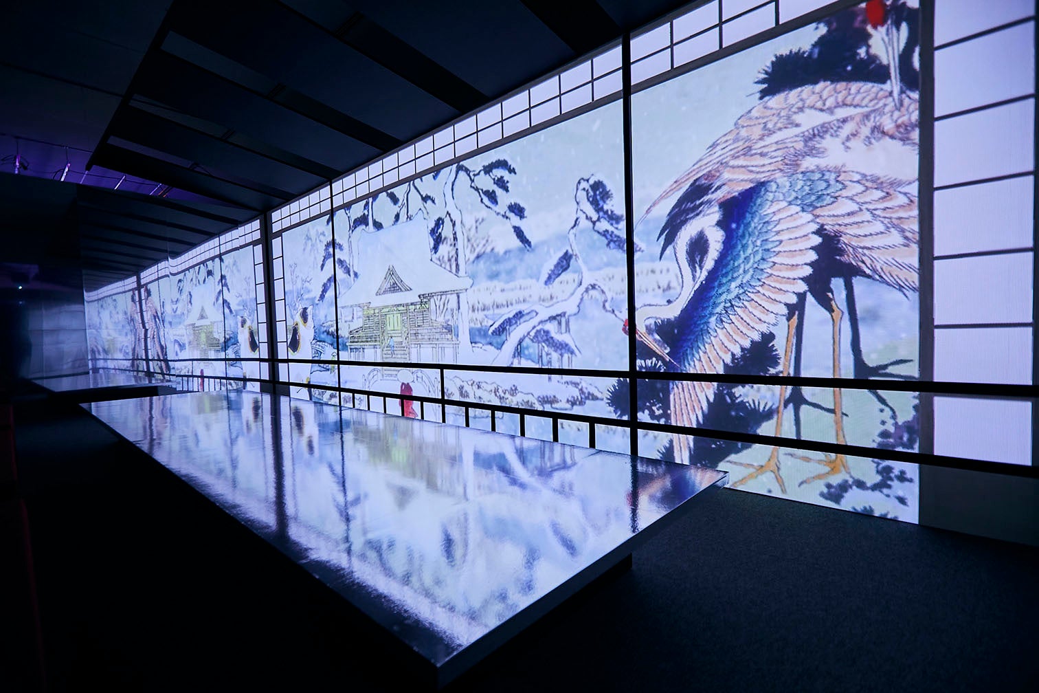 一旗プロデュース「空間体感！動き出す浮世絵展 NAGOYA」の公式記録映像第五弾“豪”を公開。強烈なパワーを発する豪傑の共演、豪快な荒々しいエネルギーを放出する浮世絵をダイナミックに魅せる映像空間。のサブ画像1