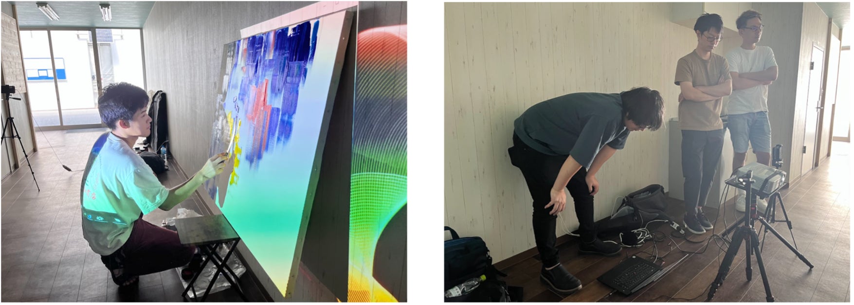 アラヤ、「AI・人工知能EXPO」に初出展。現代画家と生成AIのライブペイントなど実施。のサブ画像3