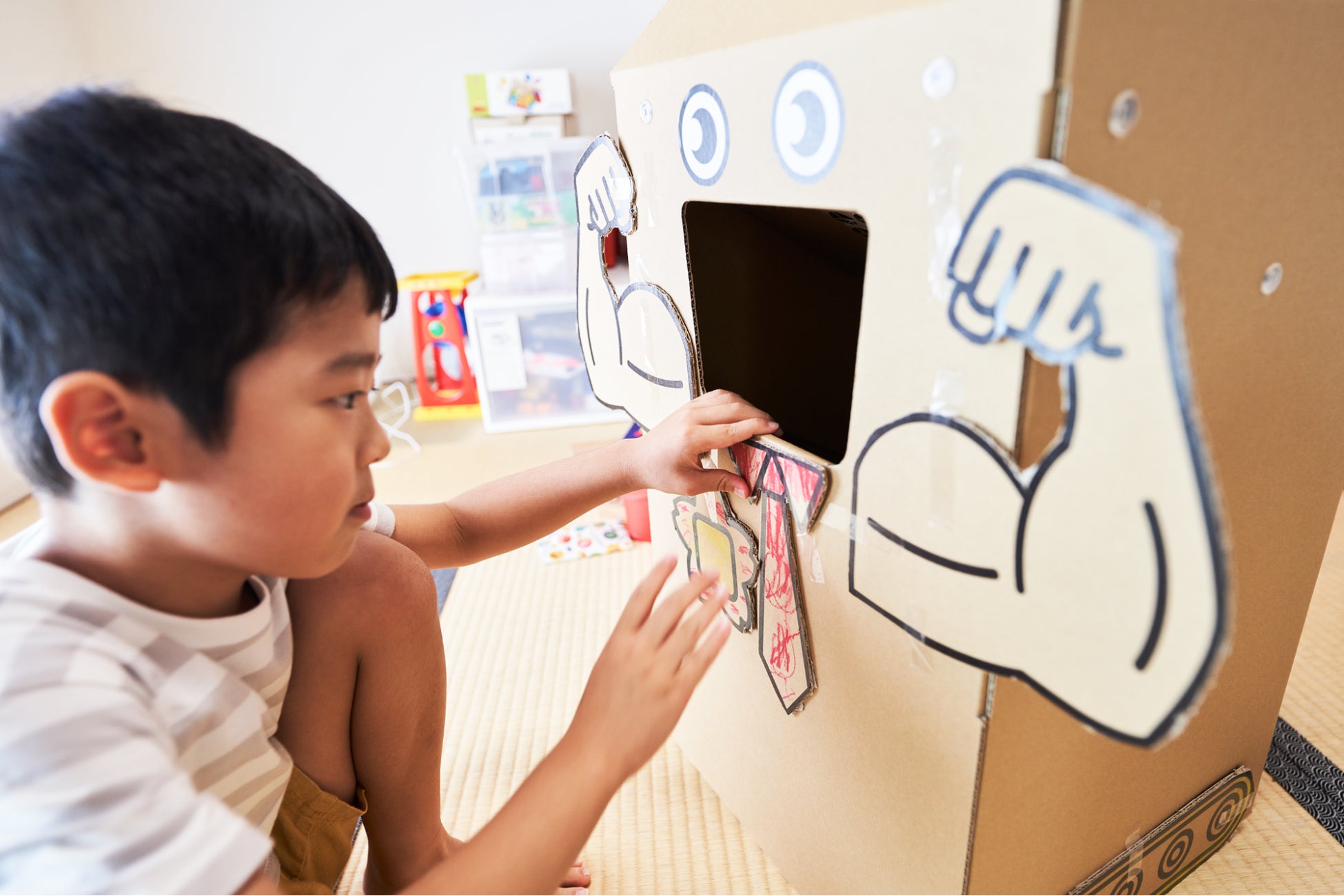 お片付けに遊びを、お片付けエンターテイメント！？しゃべるおもちゃばこ「ぐ〜ぐ〜モンスター」をクラウドファンディング開始のサブ画像6