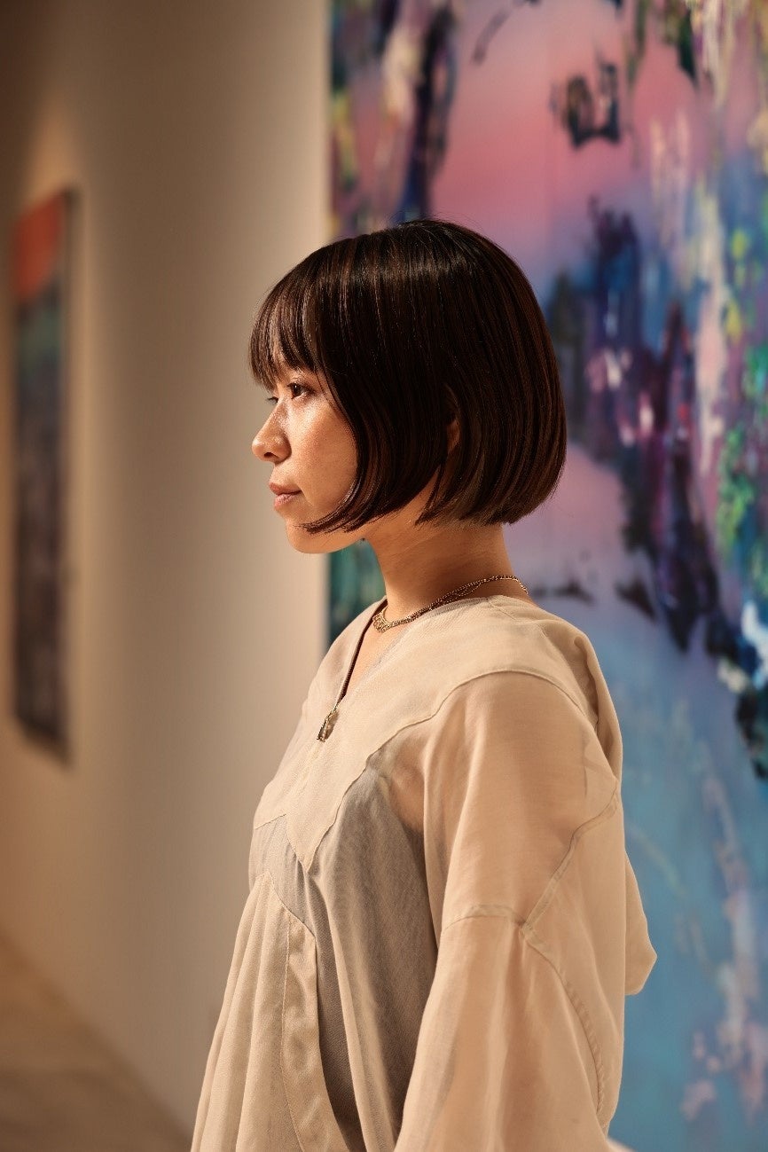【銀座 蔦屋書店】岡田菜美の個展「flow of time」を10⽉14⽇（土）より開催。かつて訪れた場所の風景を重ねて、存在しない景色と自然を描き、鑑賞者の追憶を誘う。のサブ画像3