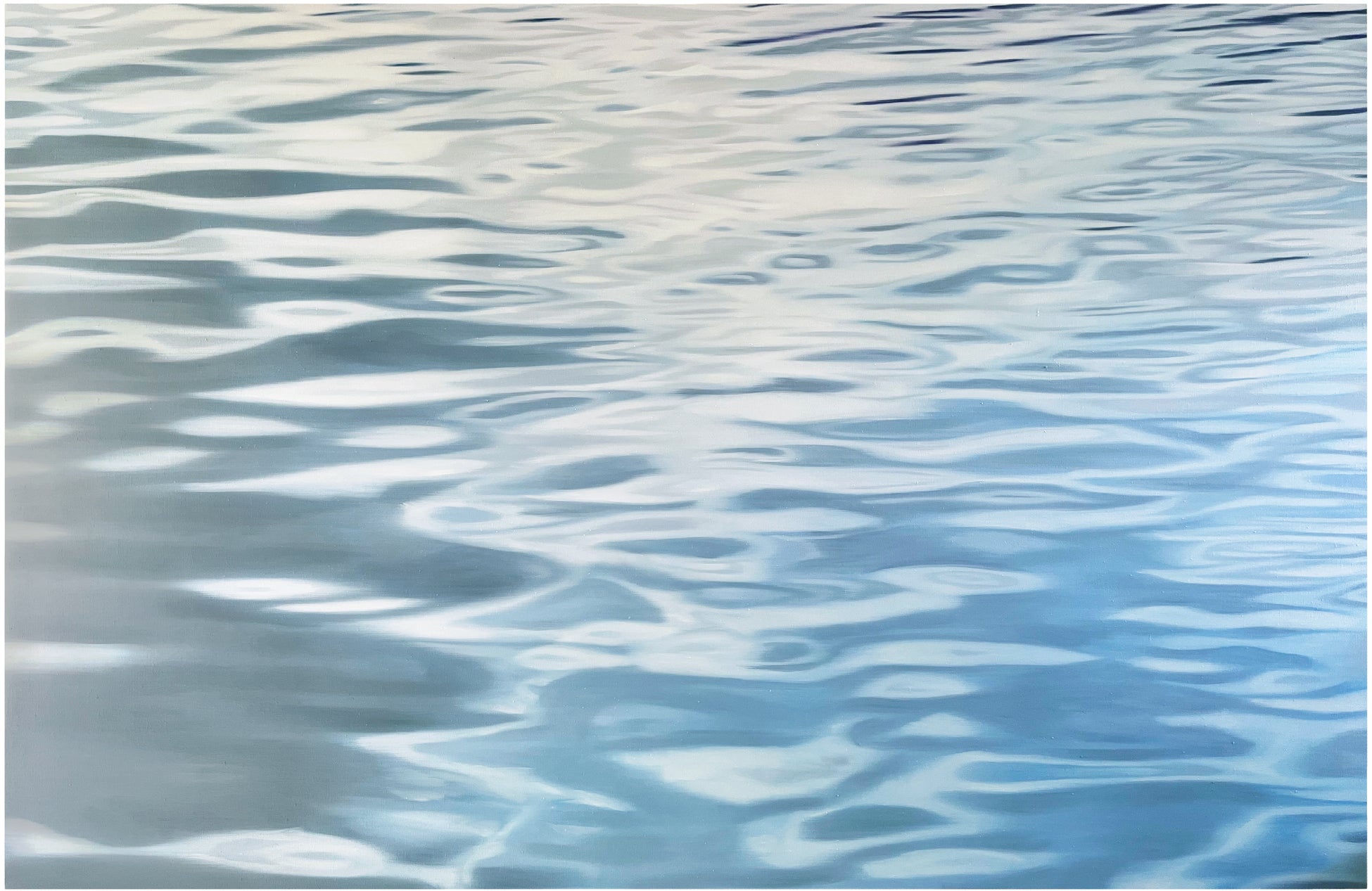 【京都 蔦屋書店】山口幸士 個展「RIVER」を11月10日（金）より開催。京都と川崎、それぞれの街に流れる川を通して日常の風景を独自の視点で表現。のサブ画像1_《untitled》,oil on linen,2,000×1,300mm,2023