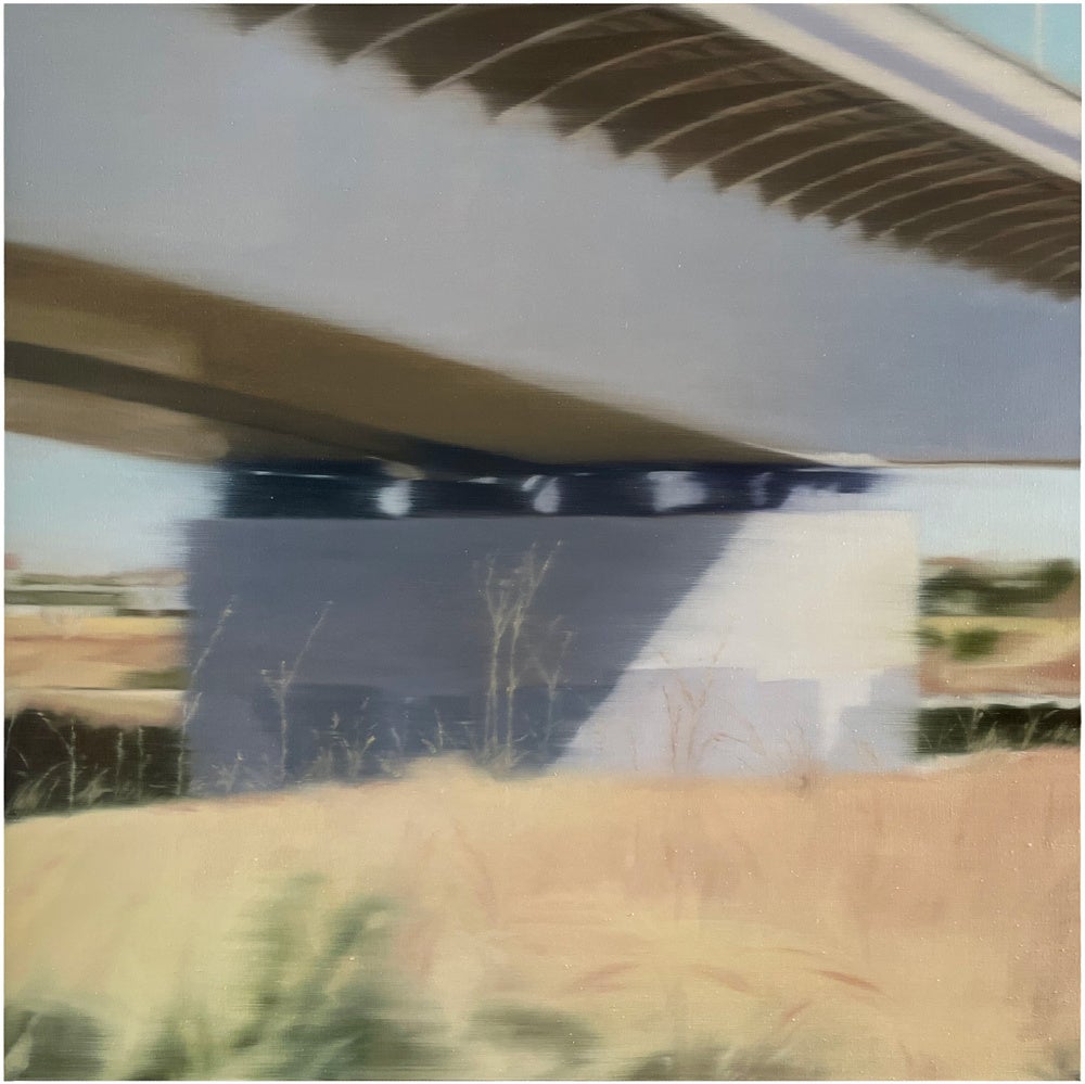 【京都 蔦屋書店】山口幸士 個展「RIVER」を11月10日（金）より開催。京都と川崎、それぞれの街に流れる川を通して日常の風景を独自の視点で表現。のサブ画像3_《untitled》,oil on linen,1,000×1,000mm,2023