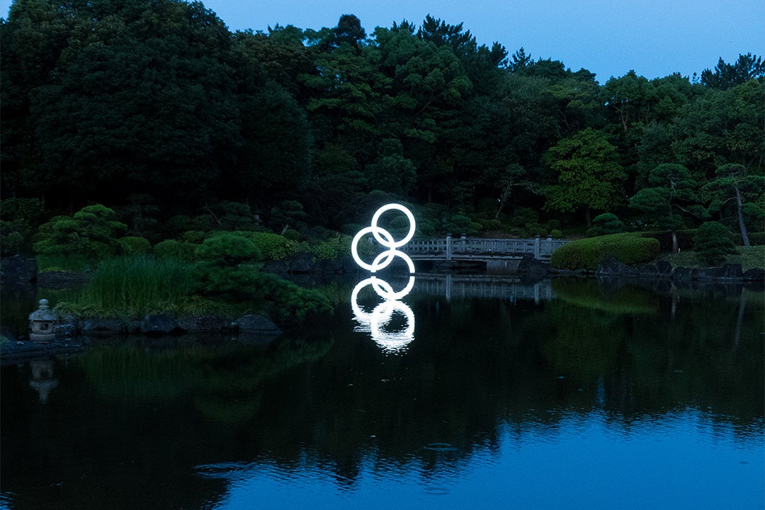 松田将英と米澤柊の二人展「NOT A GALLERY BUT AN IRONY」のサブ画像3_Ripples （2021）  Artwork by Shōei Matsuda, Photo by Hidemasa Miyake