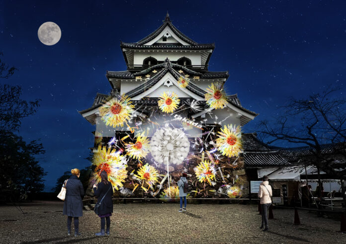 国宝・彦根城天守で、世界と繋がるアートプロジェクト『DANDELION PROJECT』を特別展示のメイン画像